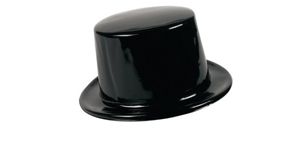 magic party black top hat party favor