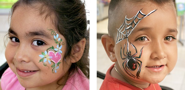 professional kid party face painter