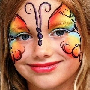 butterflies face painting