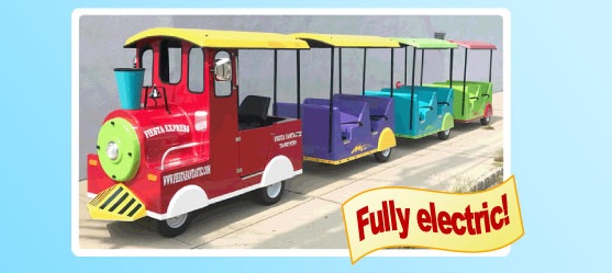 trackless train electrical kid party